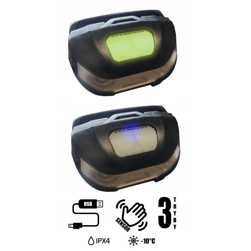 Latarka czołowa z czujnikiem ruchu Mistrall AM-6002031