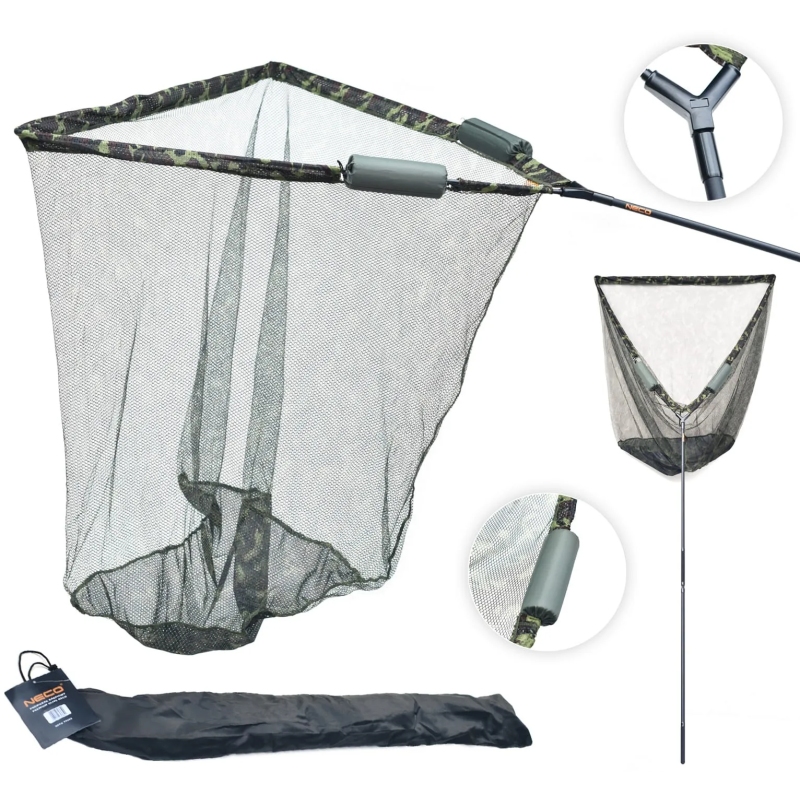 Neco Podbierak karpiowy z pływakami 100 x 100cm