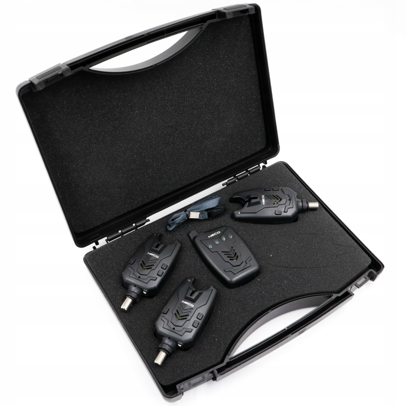 Zestaw sygnalizatorów brań z centralka Neco GX-Pro 103 3+1