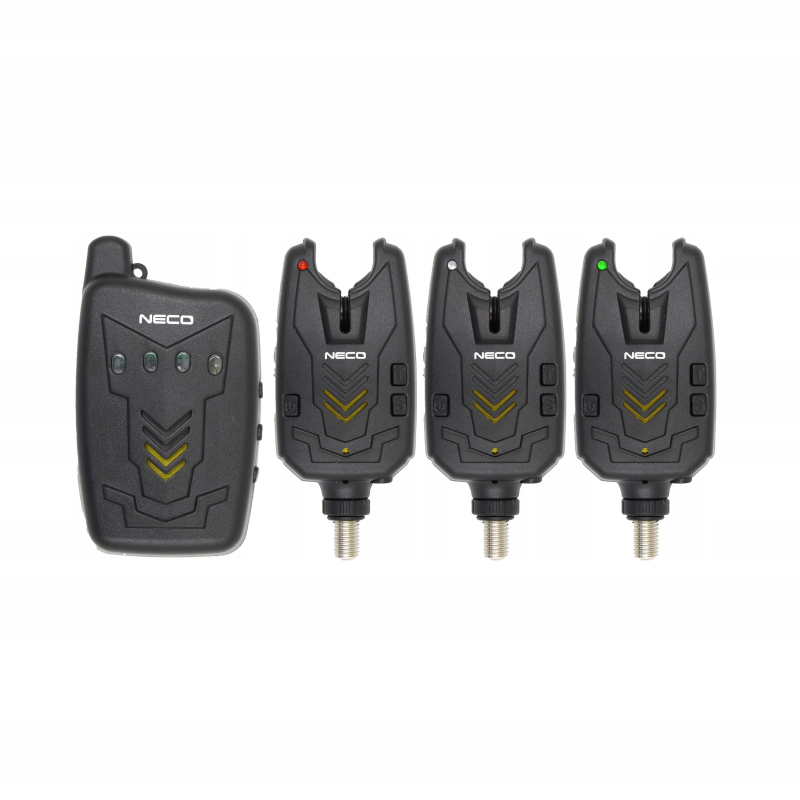 Zestaw sygnalizatorów brań z centralka Neco GX-Pro 103 3+1