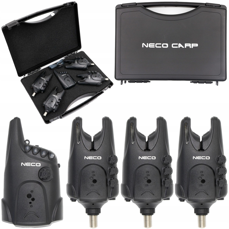 Zestaw sygnalizatorów brań z centralka Neco ZF-Pro 103 3+1