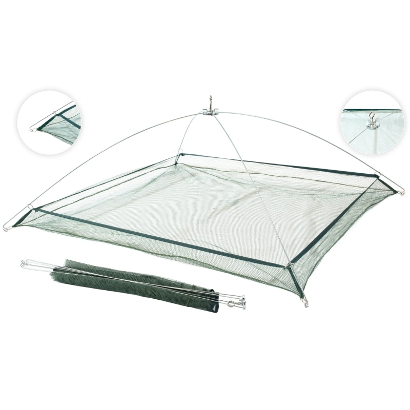 Podrywka składana z bokami zielona 110x110cm