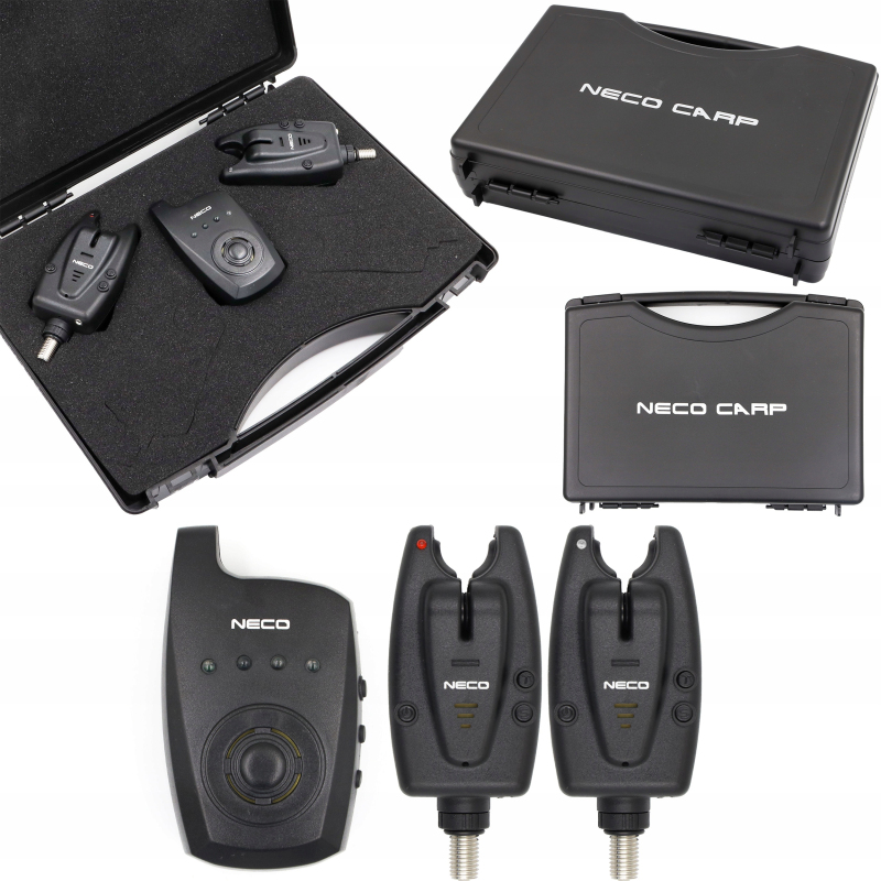 Zestaw sygnalizatorów brań z centralka Neco DX-Pro 102 2+1