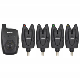 Zestaw sygnalizatorów brań z centralka Neco DX-Pro 104 4+1