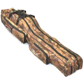 Pokrowiec wędkarski 2 komory camo 115cm