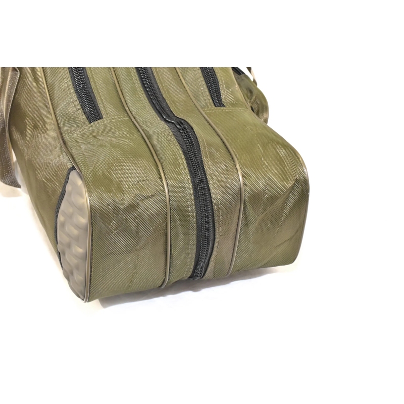 Pokrowiec wędkarski 3 komory usztywniany 120cm olive