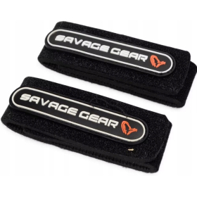 Wytrzymałe RZEPY OPASKI DO WĘDEK SAVAGE GEAR NEOPRANOWE ROD STRAPS 2 sztuki