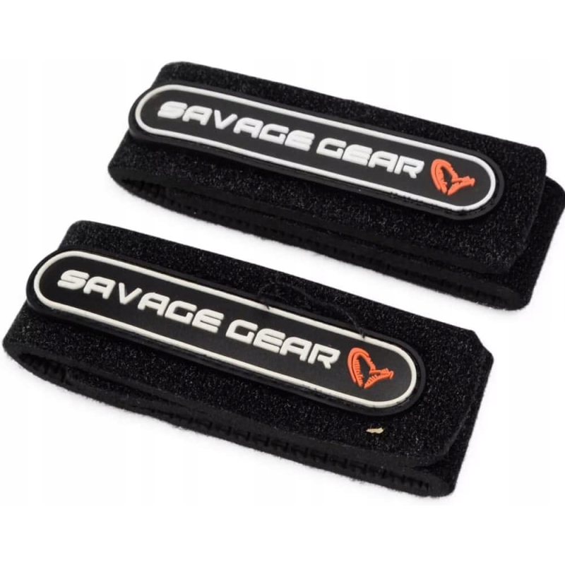 Wytrzymałe RZEPY OPASKI DO WĘDEK SAVAGE GEAR NEOPRANOWE ROD STRAPS 2 sztuki