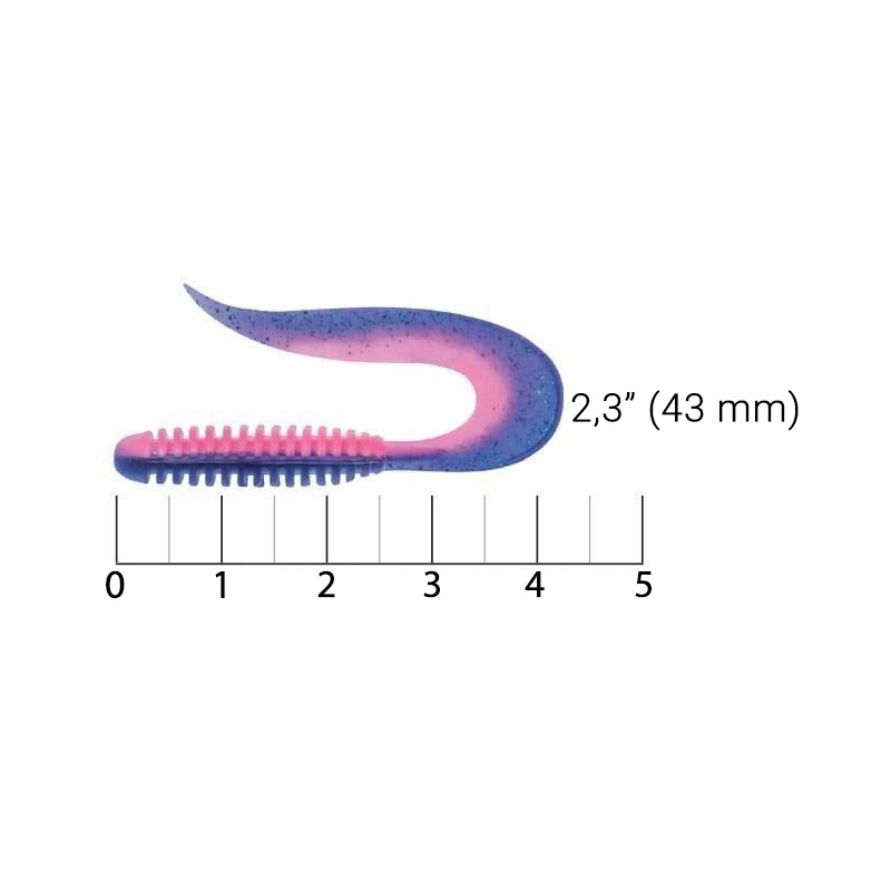 PRZYNĘTA GUMA SELECT KOPYTO TWISTER FREEK 4,5CM KOLOR 777 OP 8SZT