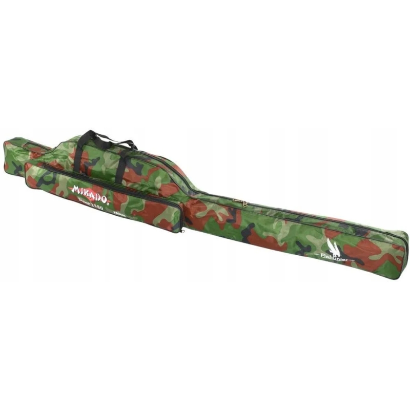 Pokrowiec wędkarski mikado 1 komora camo 140cm