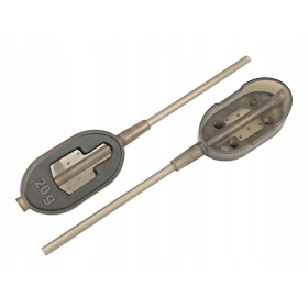 Koszyk podajnik method feeder do metody Brain Cast Flat Pellet M 30gr