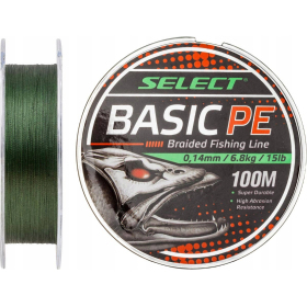 Plecionka Select Basic Pe X4 150m Ciemnozielony 0.14mm 6,8kg