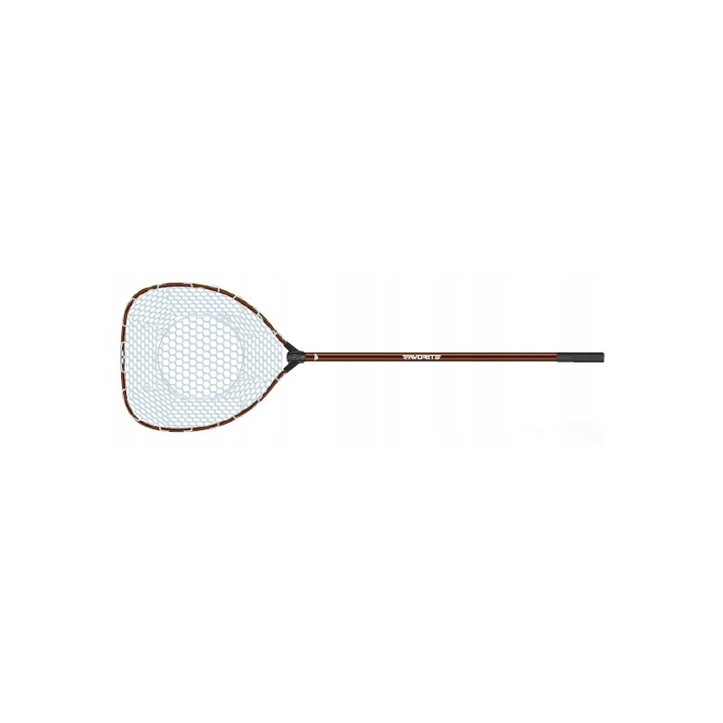 Podbierak Wędkarski Favorite Arena Brązowy 51x46 cm/150 cm Nylowony