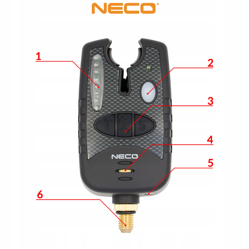 Zestaw sygnalizatorów brań z centralka NX 4+1