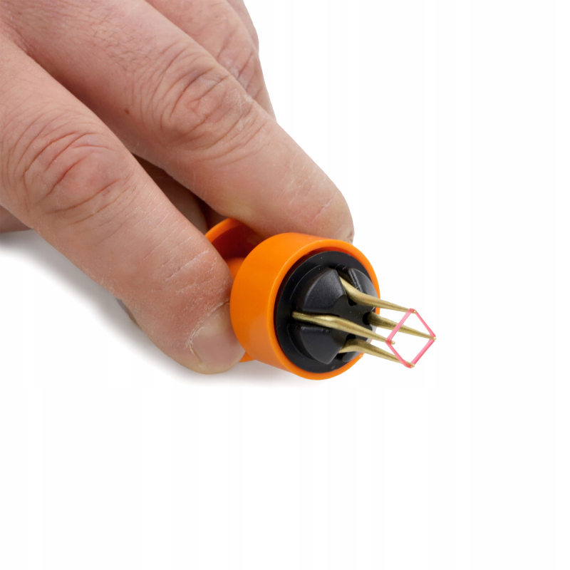 PRZYRZĄD SZCZYPCE WĘDKARSKIE NECO DO ZAKŁADANIA GUMEK PELLETU + GUMKI