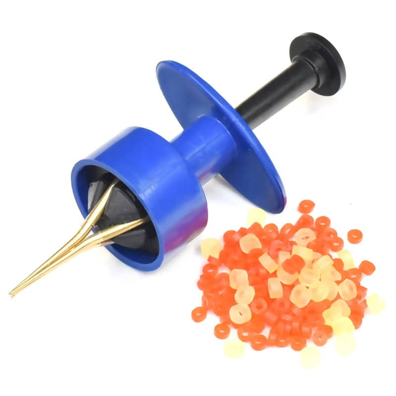 Przyrząd do zakładania pelletu gumki