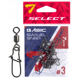 Select agrafka z krętlikiem basic swivel snap 6 9 szt/opak