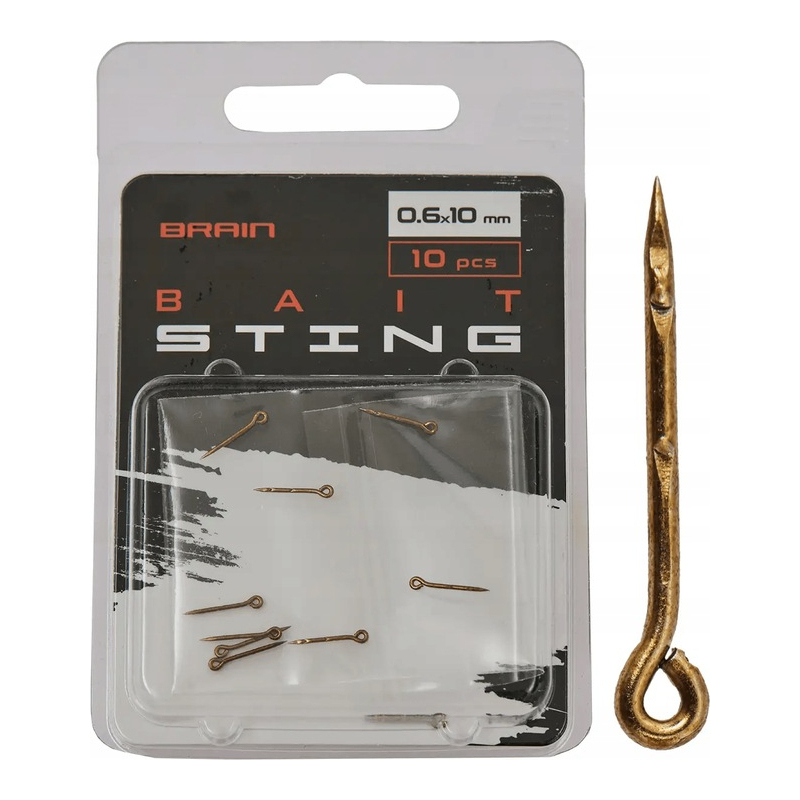 Brain igła bagnet bait sting 15mm 10szt