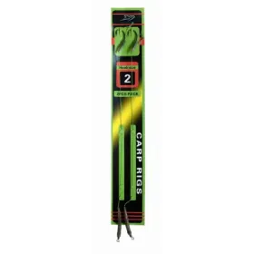 Przypon karpiowy 2 sztuki hak 2 plecionka