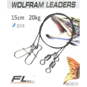 Przypony wolframowe 20kg 15cm 2szt.