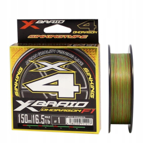 Brain plecionka ohdragon 4x multicolor 0.10mm 150m 7.3kg