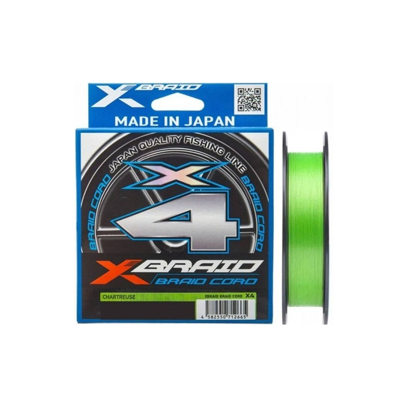 Brain plecionka cord 4x jasny zielony 0.8mm 150m 6.3kg Brain plecionka cord 4x jasny zielony 0.8mm 150m 6.3kg