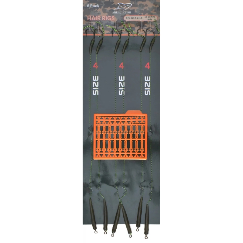 Przypony karpiowe plecionka z włosem hak 2