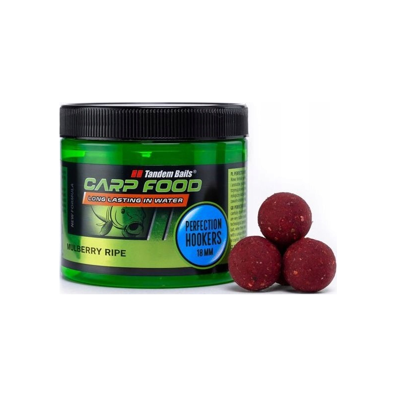 Kulki proteinowe haczykowe Hookers truskawka 18mm Kulki proteinowe haczykowe Hookers truskawka 18mm