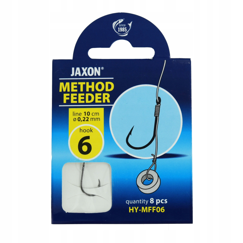 Przypon Jaxon Method Feeder MFF rozm. 8 0,22mm 10cm 8szt