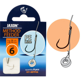 Przypon Jaxon Method Feeder MFP rozm. 8 0,12mm 10cm 8szt