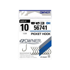 Haczyki Owner picket hook bezzadziorowe rozm. 6