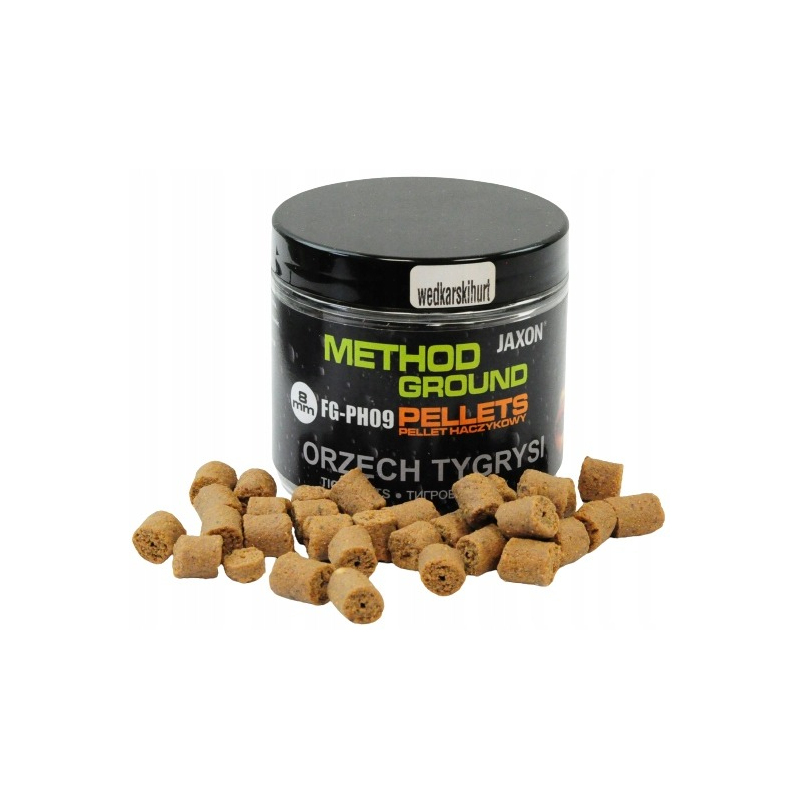 Pellets Haczykowy Method Ground Jaxon 8mm Orzech tygrysi Pellets Haczykowy Method Ground Jaxon 8mm Orzech tygrysi