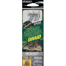 Przypon Owner FDB-01 Method Feeder rozm. 10 0,15mm 10cm 6szt