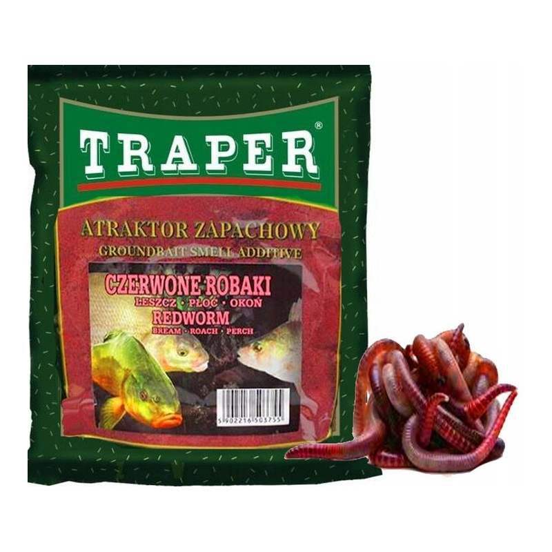 Atraktor Traper 250g czerwone robaki Atraktor Traper 250g czerwone robaki