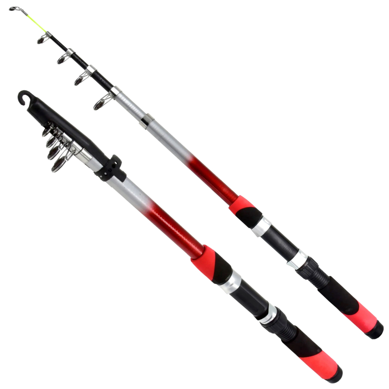 Wędka teleskopowa uniwersalna 2,4m 40-80g Wędka teleskopowa uniwersalna 2,4m 40-80g