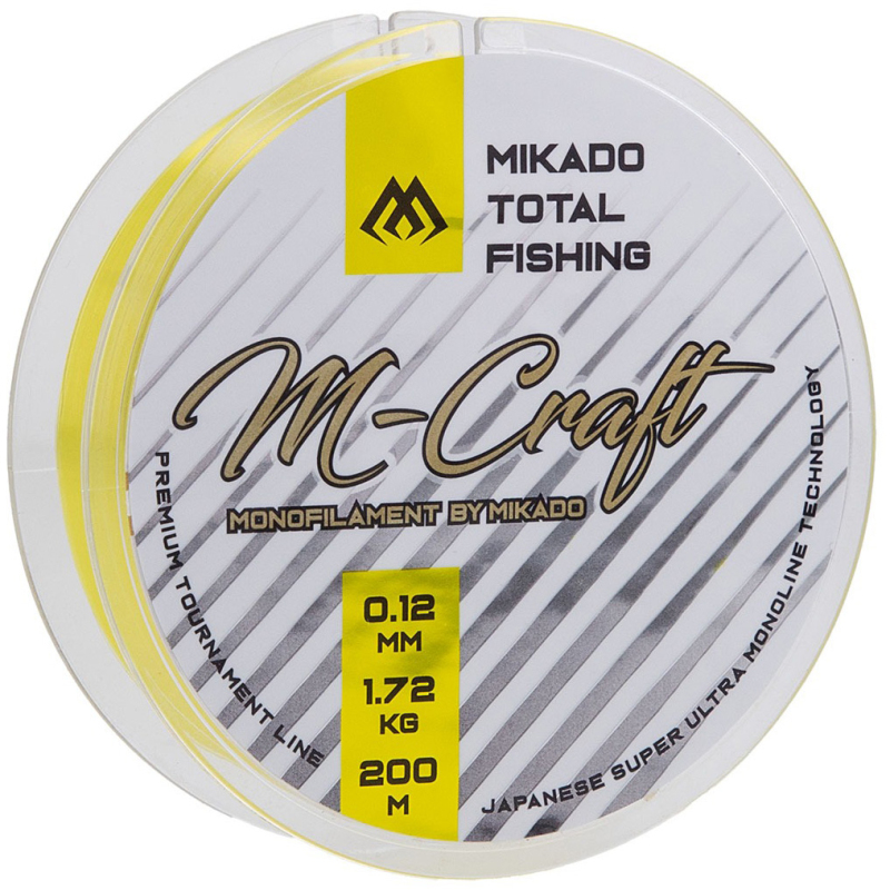 Żyłka Mikado m-craft 0,10mm 200m fluo yellow