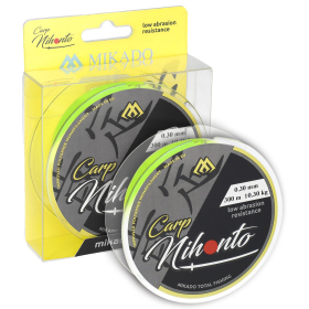Żyłka Mikado nihonto carp 0,25mm 300m fluo żółta