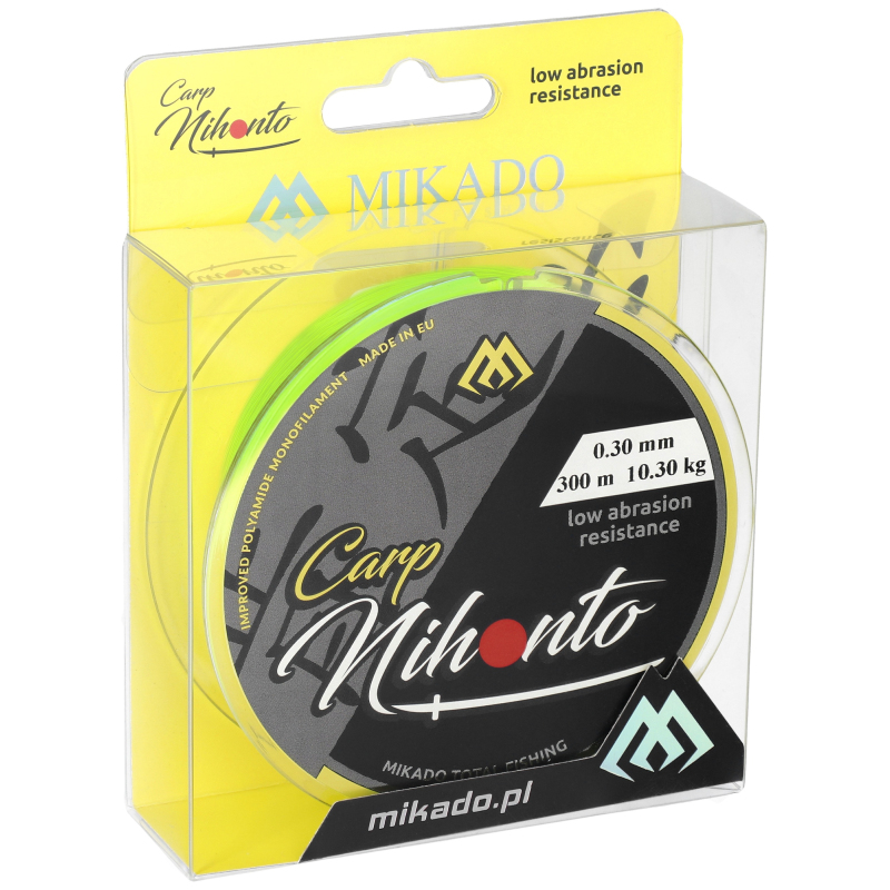 Żyłka Mikado nihonto carp 0,28mm 300m fluo żółta