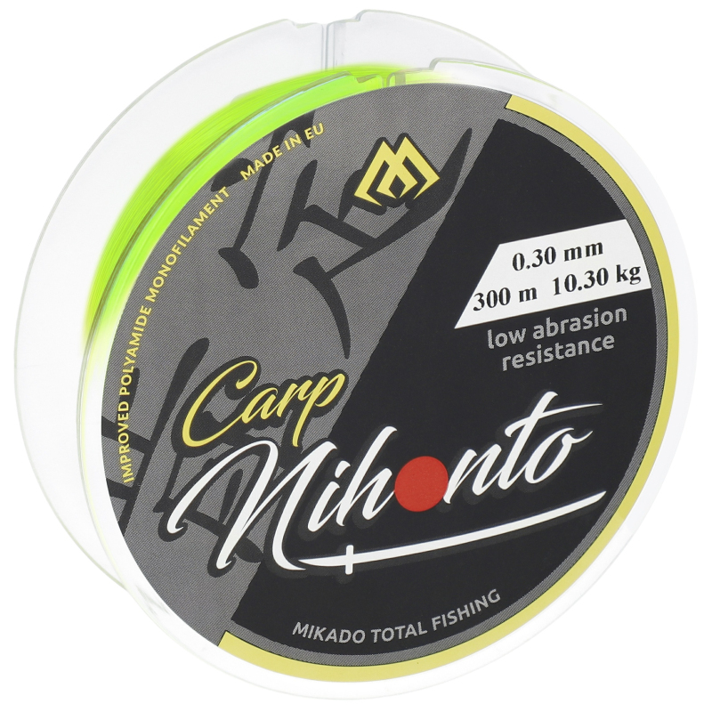 Żyłka Mikado nihonto carp 0,40mm 300m fluo żółta