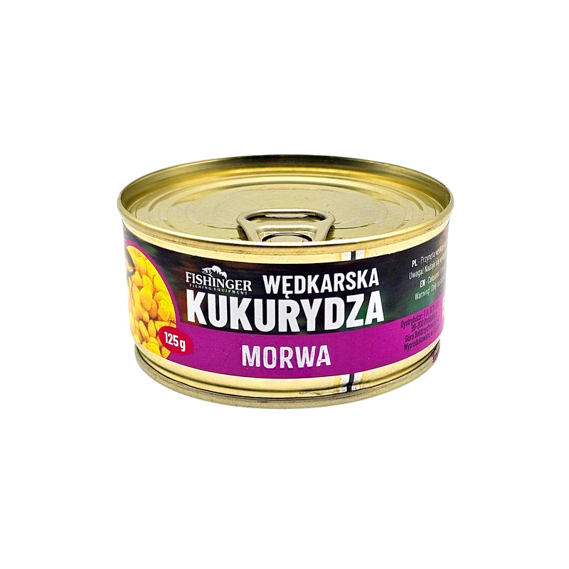 Fishinger Kukurydza wędkarska w puszce 125g morwa