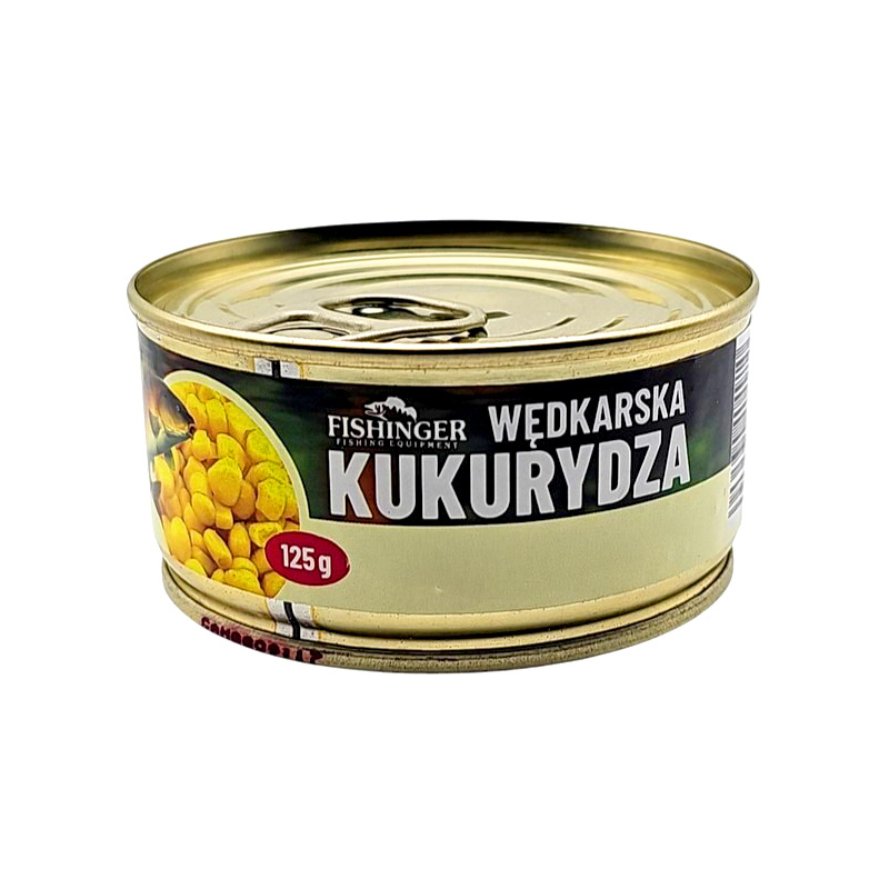 Fishinger Kukurydza wędkarska w puszce 125g robak