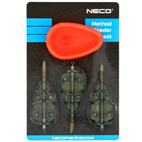 Koszyk podajnik method feeder 30+40+50g z foremką silikonową