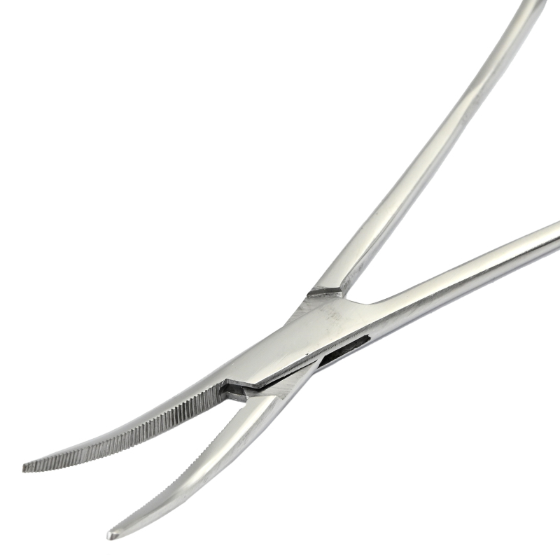 Szczypce kleszcze wędkarskie zakrzywione do wyczepiania ryb 18cm