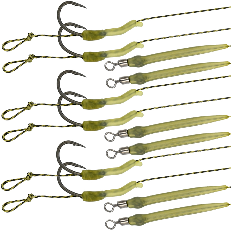 Zestaw przyponów karpiowych Neco rozmiar 4/6/8 6 szt.
