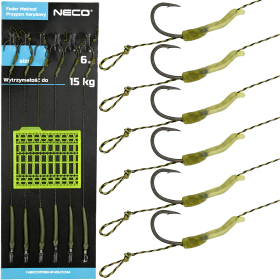 Zestaw przyponów karpiowych Neco rozmiar 2 6 szt.