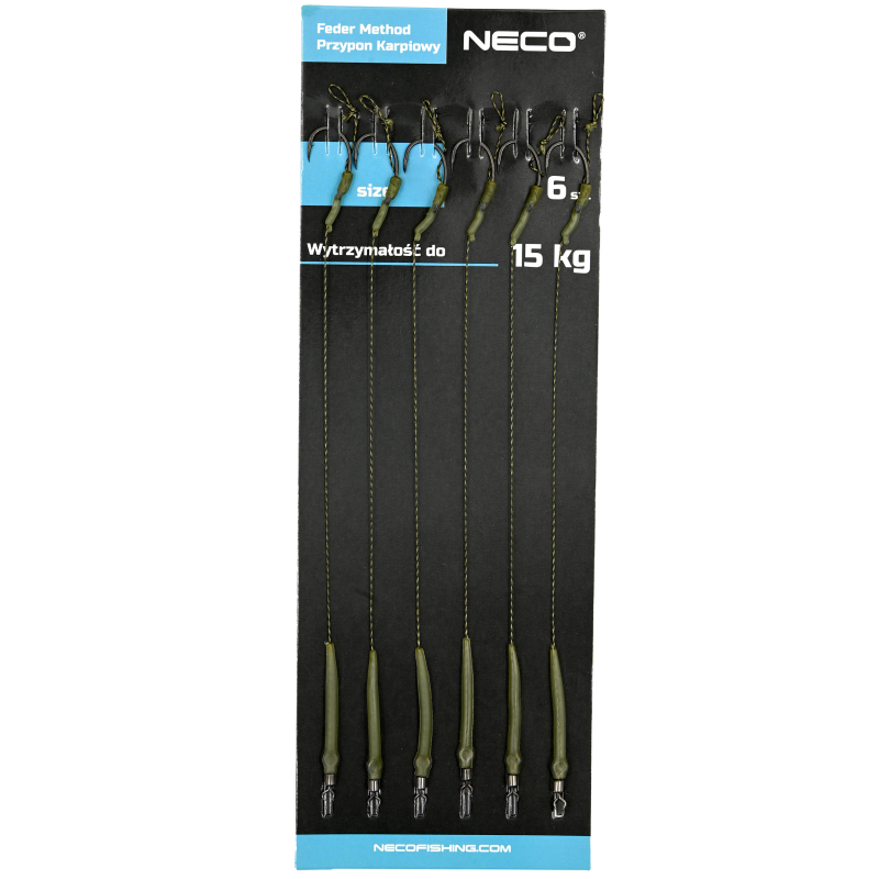 Zestaw przyponów karpiowych Neco rozmiar 8 6 szt.