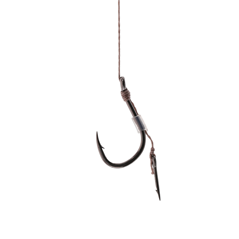 Przypony do method feeder na plecionce wiązane z igłą hak nr 10