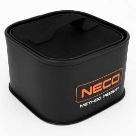 Pojemnik eva + sitko do moczenia pelletu method feeder 18x18x10cm