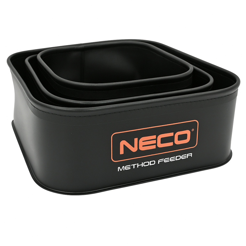 Zestaw 3 wodoodpornych pojemników eva do method feeder