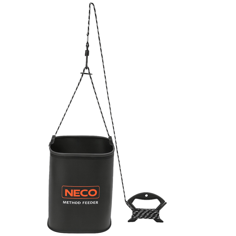 Składane wiadro eva method feeder ze sznurkiem 3m 8l